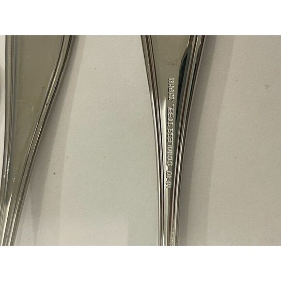 Set Of 8 Vintage Serrated edge citrus Oneida Stainless Steel Demitasse Spoons 4. - Picture 8 of 15